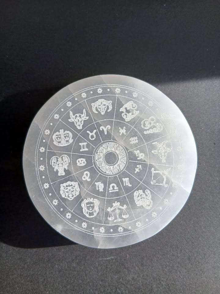 Selenite Zodiac