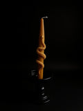 Dark bees wax satin gold snake