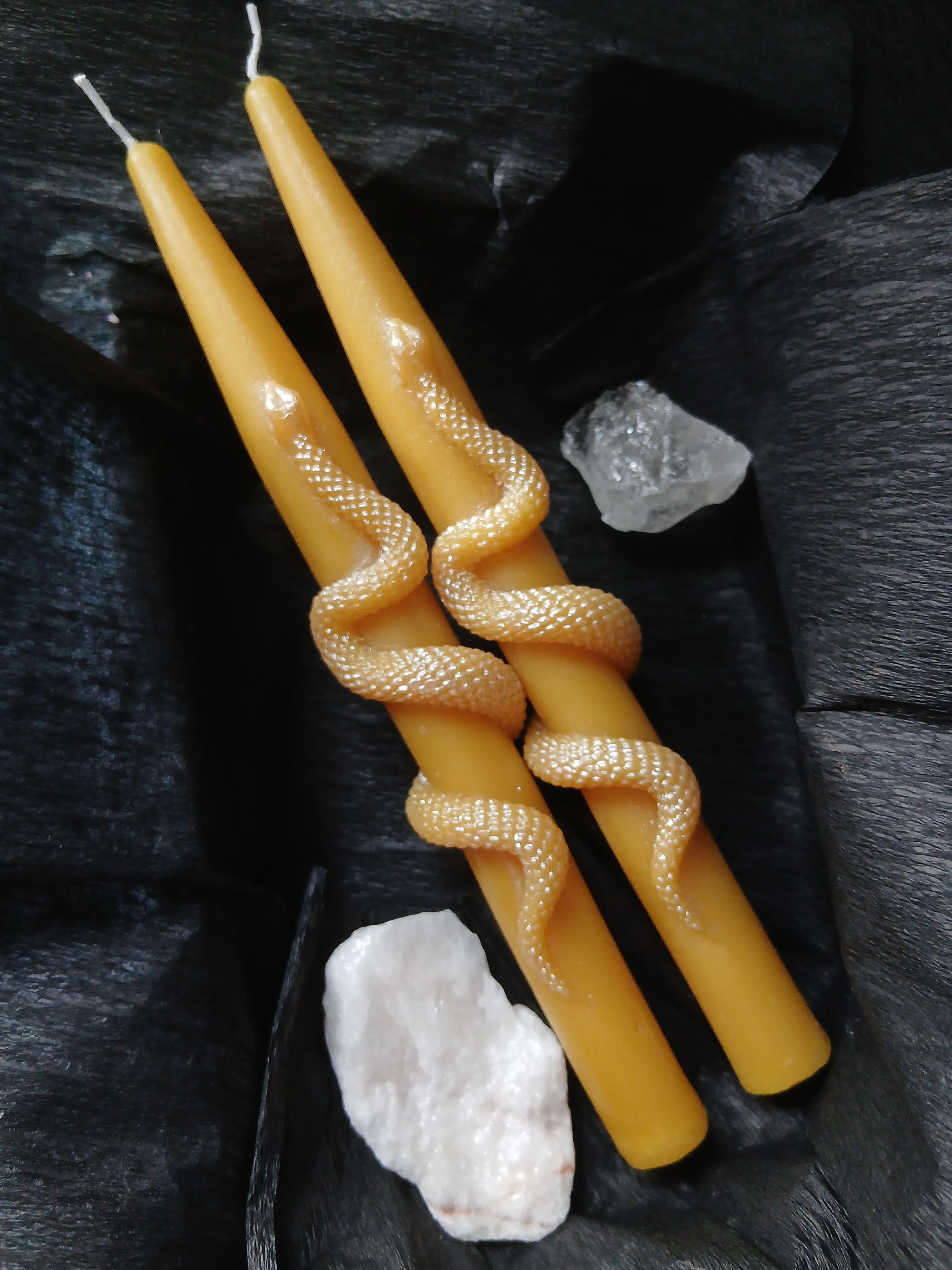 Yellow and silver