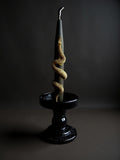 Black and satin Gold