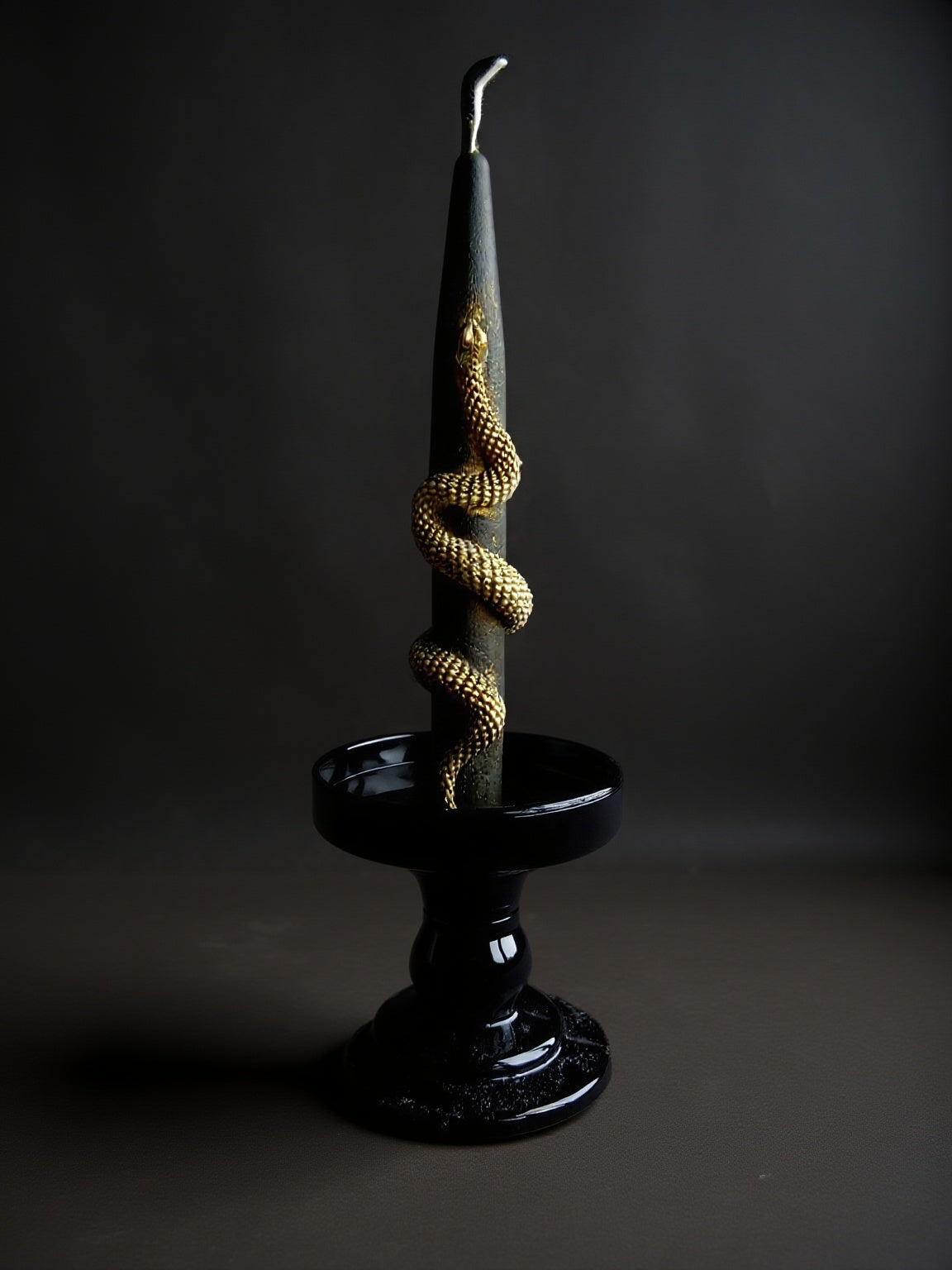 Black and satin Gold
