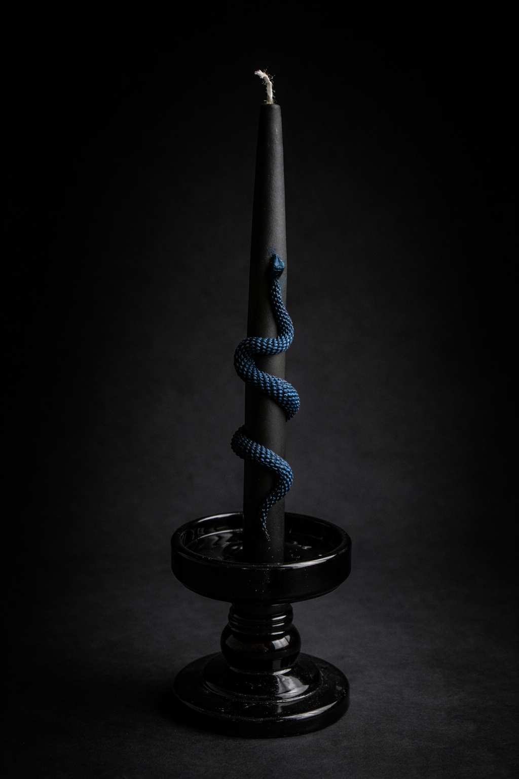 Black and deep teal