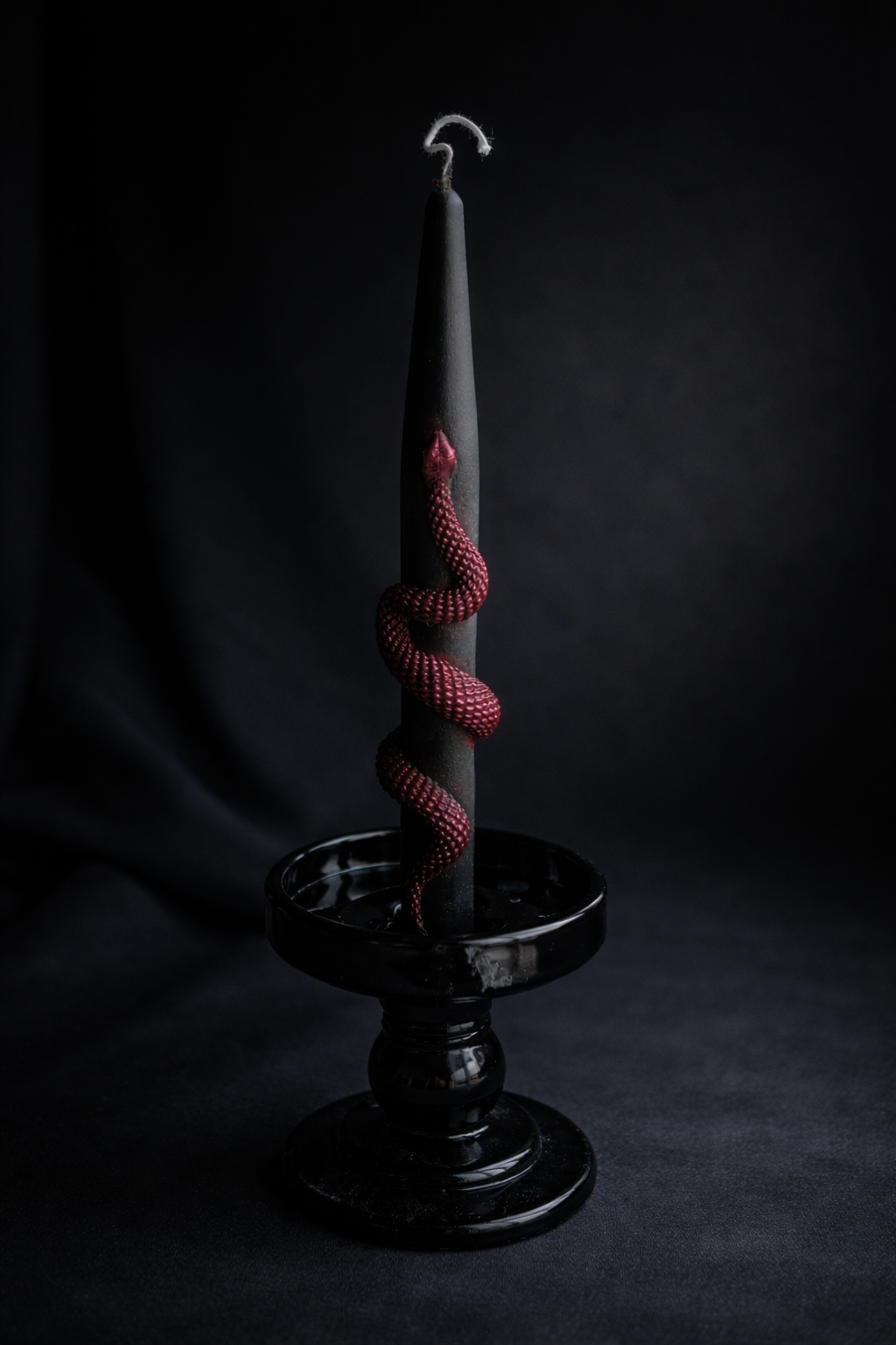 Black and Pearl Red